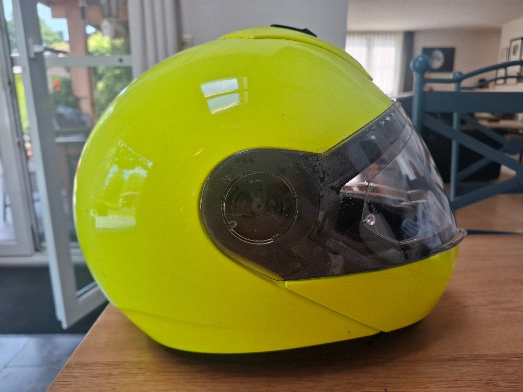 Schuberth fluohelm, Motoren, Overige merken, Dames, Ophalen of Verzenden, Integraalhelm