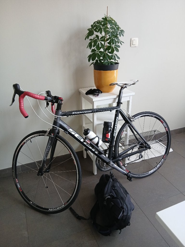 Sensa Trentino SL + Easton SLX Custom Carbon Dura Ace group, Frein sur jante, Aluminium, Comme neuf, Enlèvement