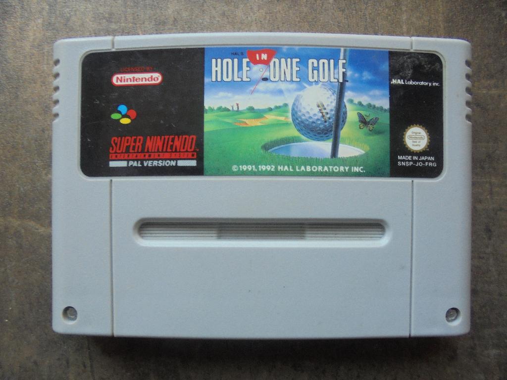 Hal's Hole In One Golf voor SNES (zie foto's), Consoles de jeu & Jeux vidéo, Jeux | Nintendo Super NES, 1 joueur, Utilisé, À partir de 3 ans