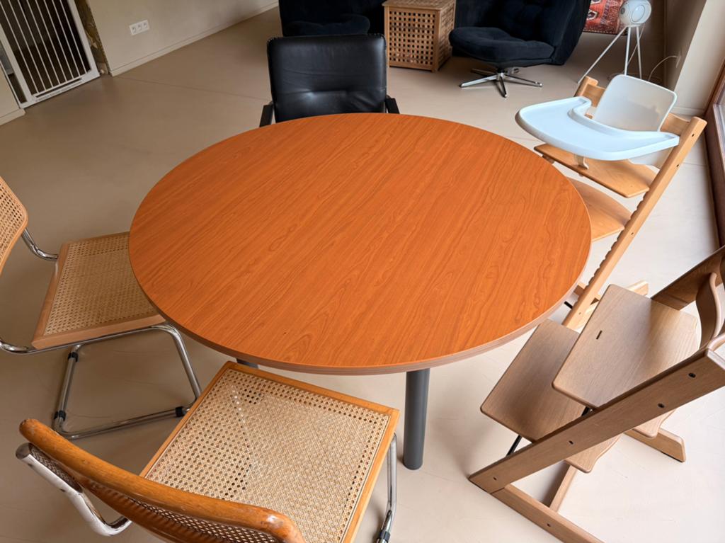 Table ronde bois 120 CM, Maison & Meubles, Enlèvement, Comme neuf