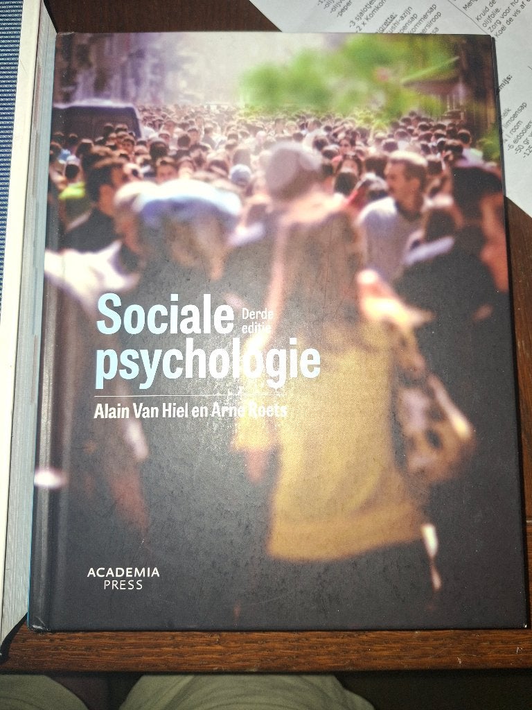 Sociale Psychologie, Boeken, Studieboeken en Cursussen, Ophalen, Gelezen, Hoger Onderwijs, Academia Press