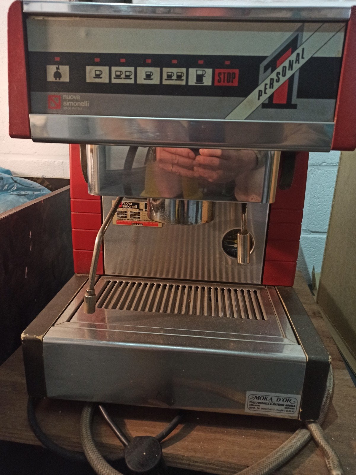 Nuova simonelli personal 1, Articles professionnels, Enlèvement