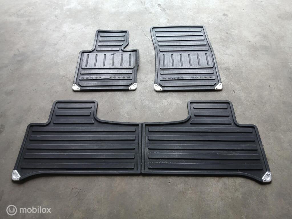 Matten set Range Rover L322 Vogue Rubber vloermatten, Auto-onderdelen, Land Rover, Ophalen of Verzenden, Gebruikt, Land Rover