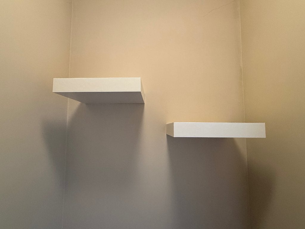 2 étagères murales blanches IKEA LACK - 30 x 26 cm, Maison & Meubles, Enlèvement, Comme neuf