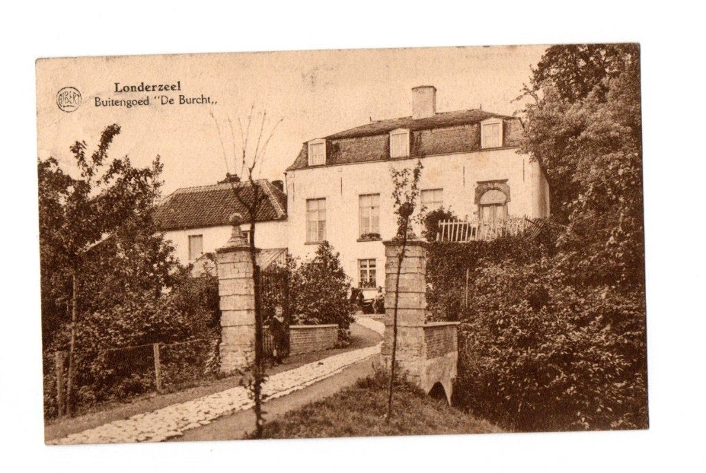 Londerzeel - Buitengoed "De Burcht", Verzamelen, Ophalen of Verzenden, 1920 tot 1940, Gelopen, Vlaams-Brabant