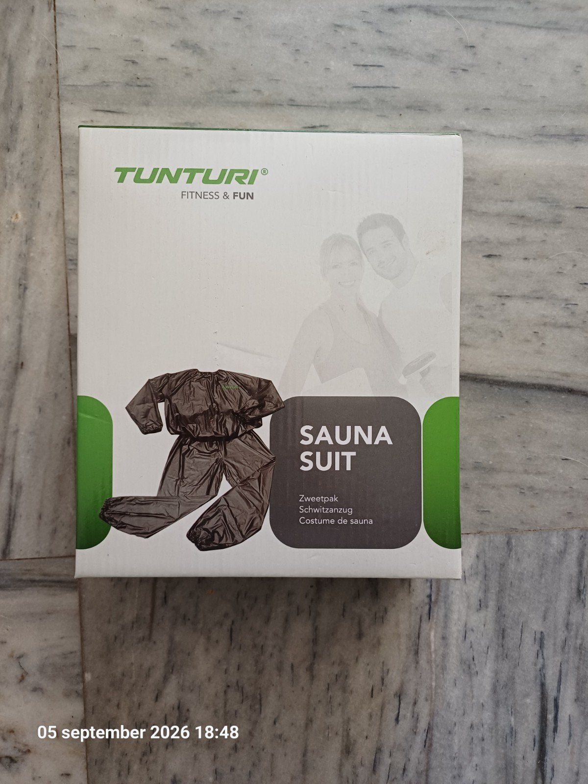 sauna suit tunturi, Ophalen