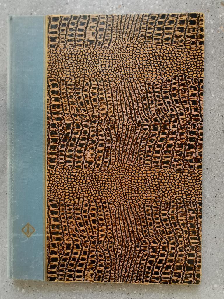 vintage bruin croco postzegelalbum Leuchtturm 16 witte pag., Postzegels en Munten, Postzegels | Toebehoren, Verzenden, Verzamelalbum