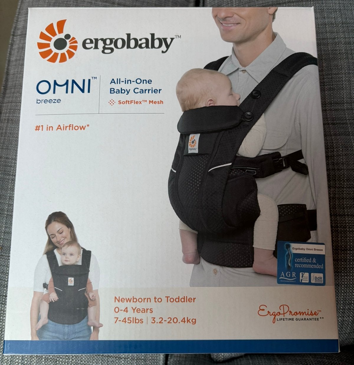 Ergo baby omni breez, Kinderen en Baby's, Babydragers en Draagdoeken, Ophalen of Verzenden, Zo goed als nieuw