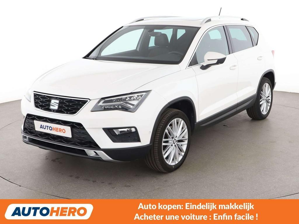 SEAT Ateca 1.4 TSI ACT Xcellence (bj 2017, automaat), Auto's, Seat, Gebruikt, 110 kW, Ateca, Wit