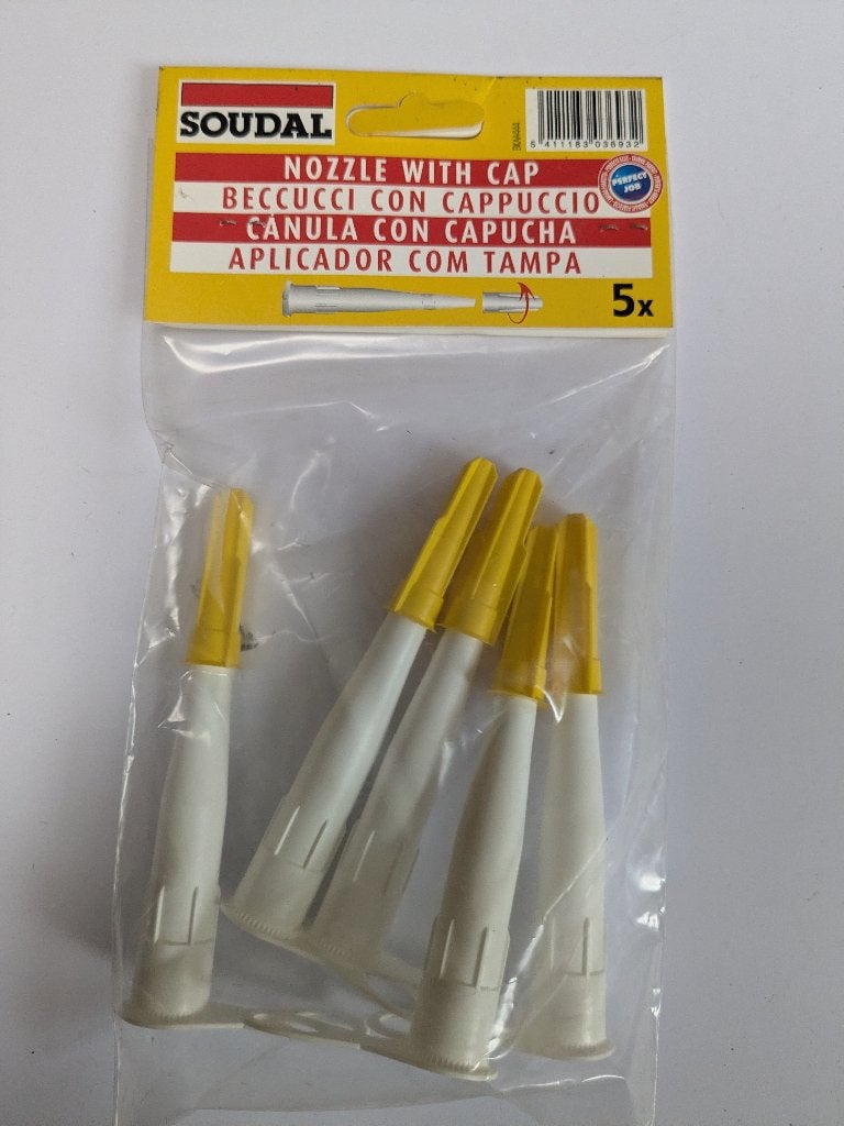 Soudal spuitmonden 5 stuks, Ophalen, Nieuw