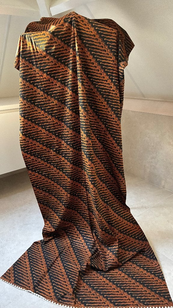 Indonesische katoenen batik lap, Neuf, Coton, Multicolore, 30 à 120 cm