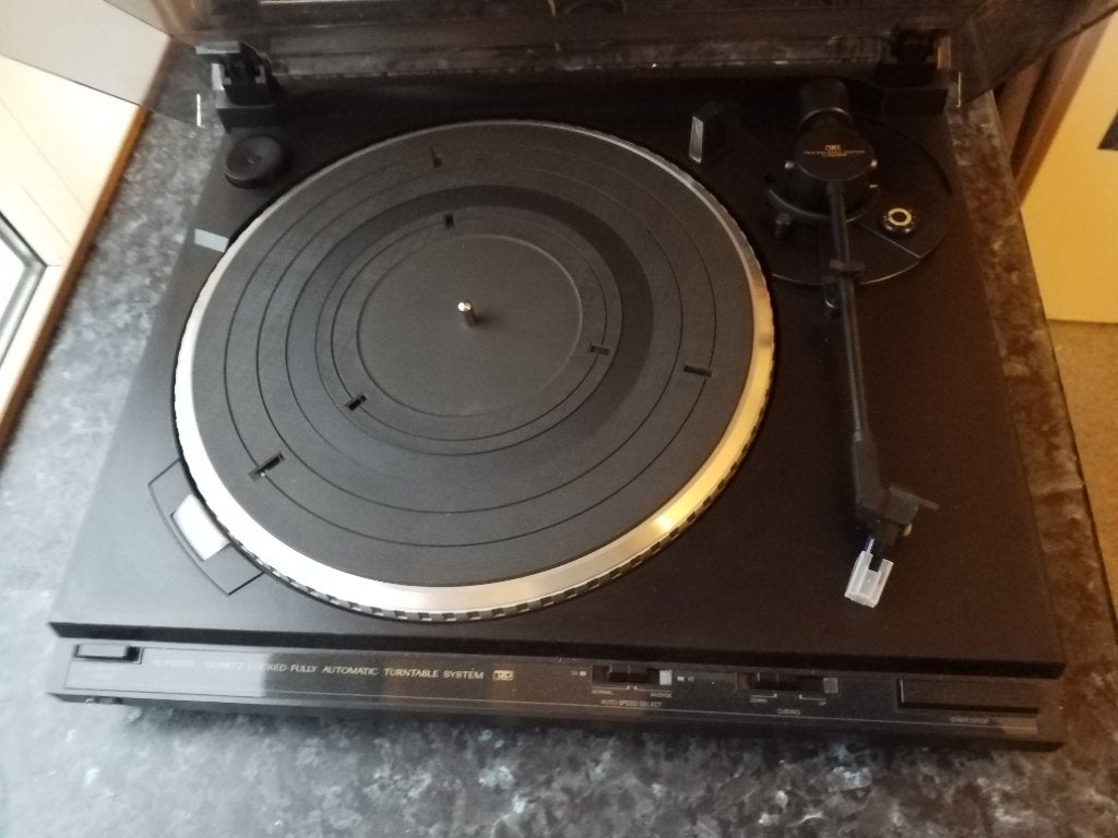 JVC  AL- FQ555BK , Volautomaat ,Direkt Drive ,Quartz sturing, Automatisch, Zo goed als nieuw, Platenspeler, Ophalen