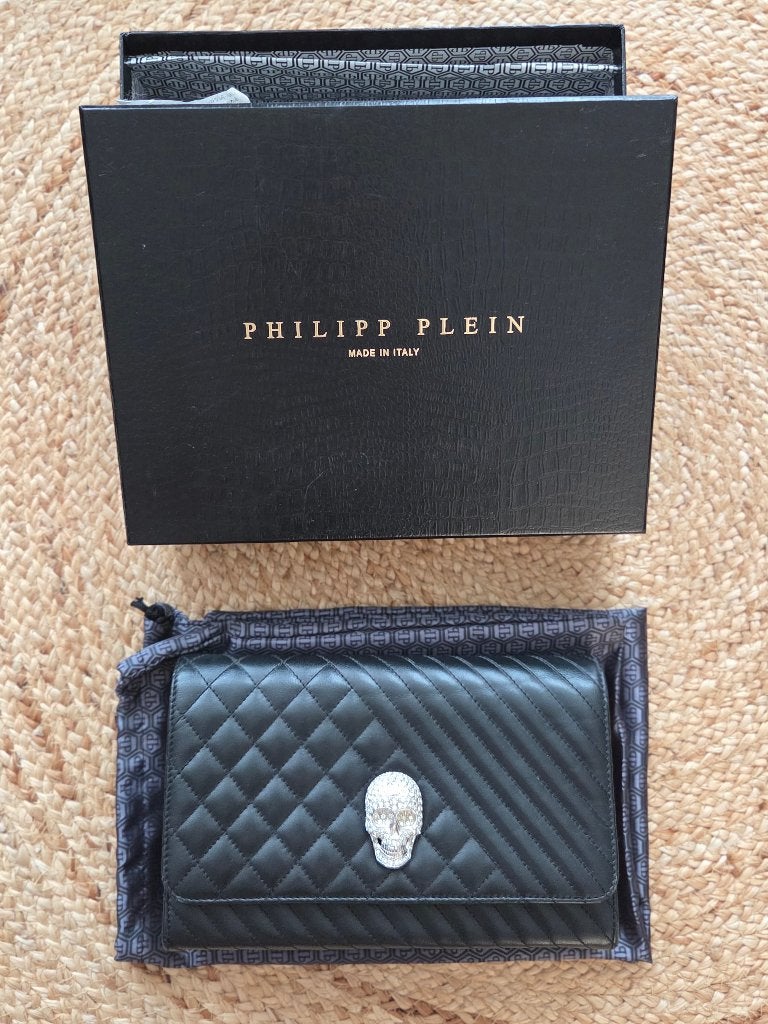 Sac Philipp Plein, Ophalen, Gebruikt, Zwart, Overige merken
