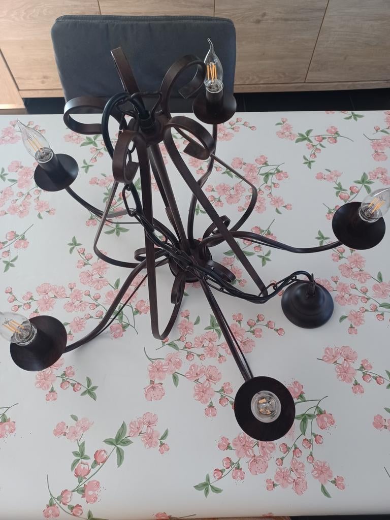 Luster als nieuw met ledlampen, zie info, Ophalen
