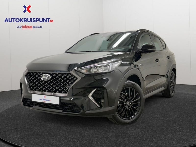 Hyundai Tucson 1.6GDi ISG N-Line 2WD, Auto's, Voorwielaandrijving, 4 cilinders, Alcantara, Zwart
