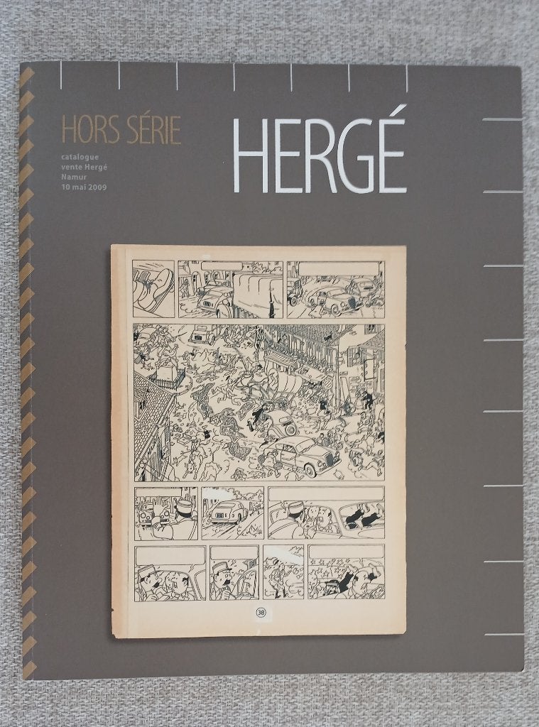 BD Catalogue de vente Hergé à Namur le 10 mai 2009 EO Neuf, Eén stripboek, Ophalen of Verzenden, Nieuw