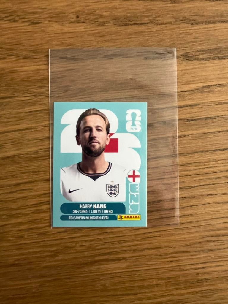 Harry Kane sticker WK 2026, Ophalen of Verzenden, Nieuw, Poster, Plaatje of Sticker