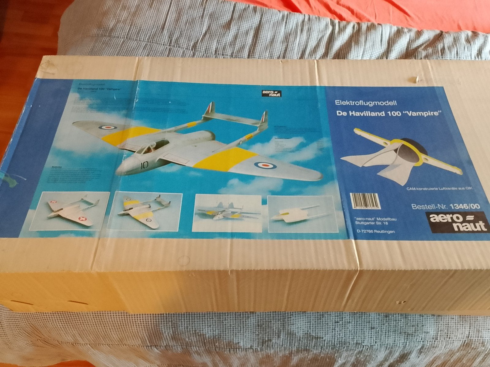 Vampire Aeronaut, Hobby en Vrije tijd, Modelbouw | Radiografisch | Vliegtuigen, Ophalen