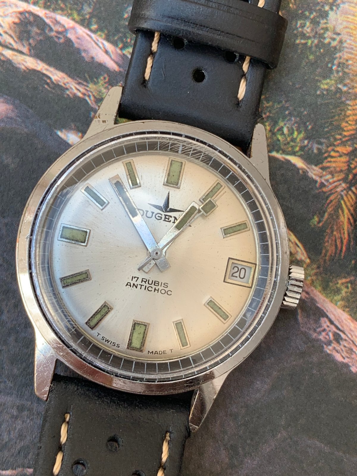 Vintage Dugena Handopwinding ( Gereviseerde ), Ophalen of Verzenden