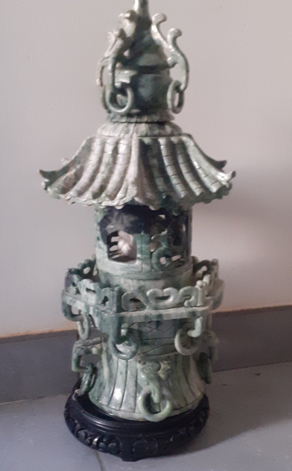Pagode du Bouddha : baril d'encens, Enlèvement