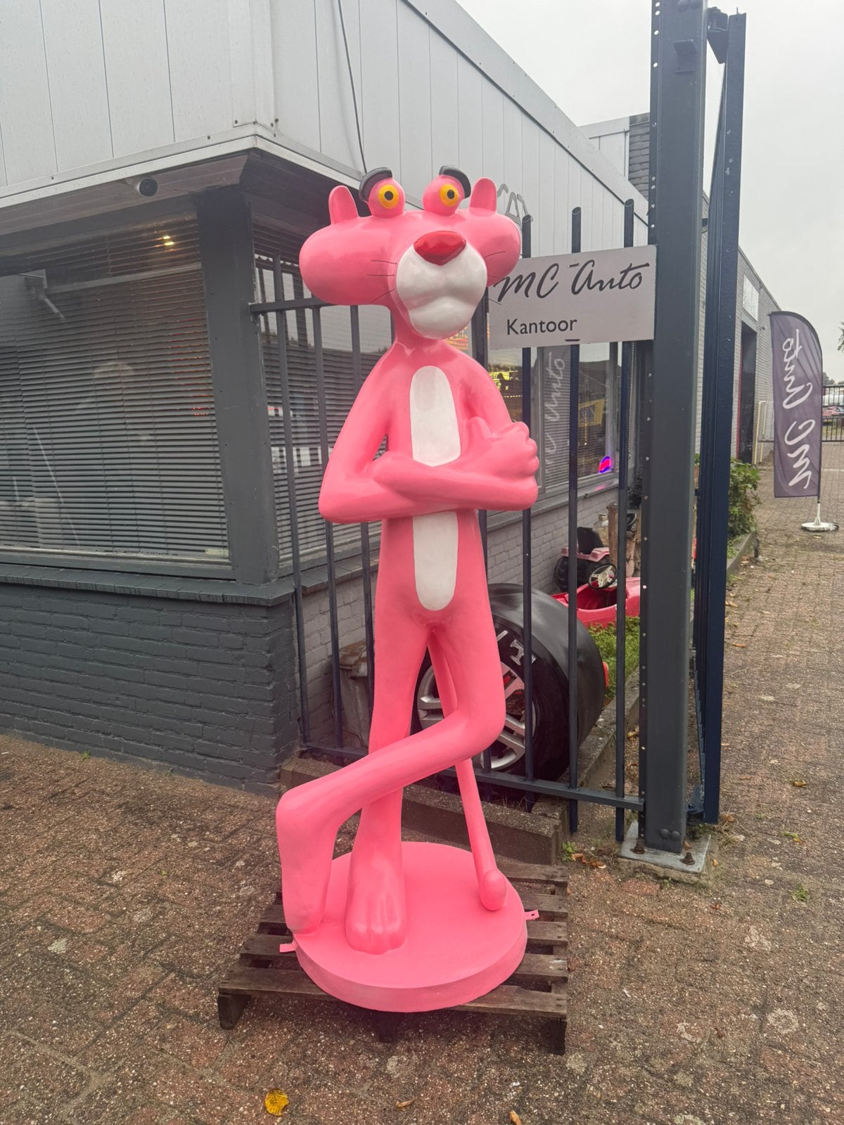 Pink Panter beeld XXL, Ophalen, Gebruikt, Dier