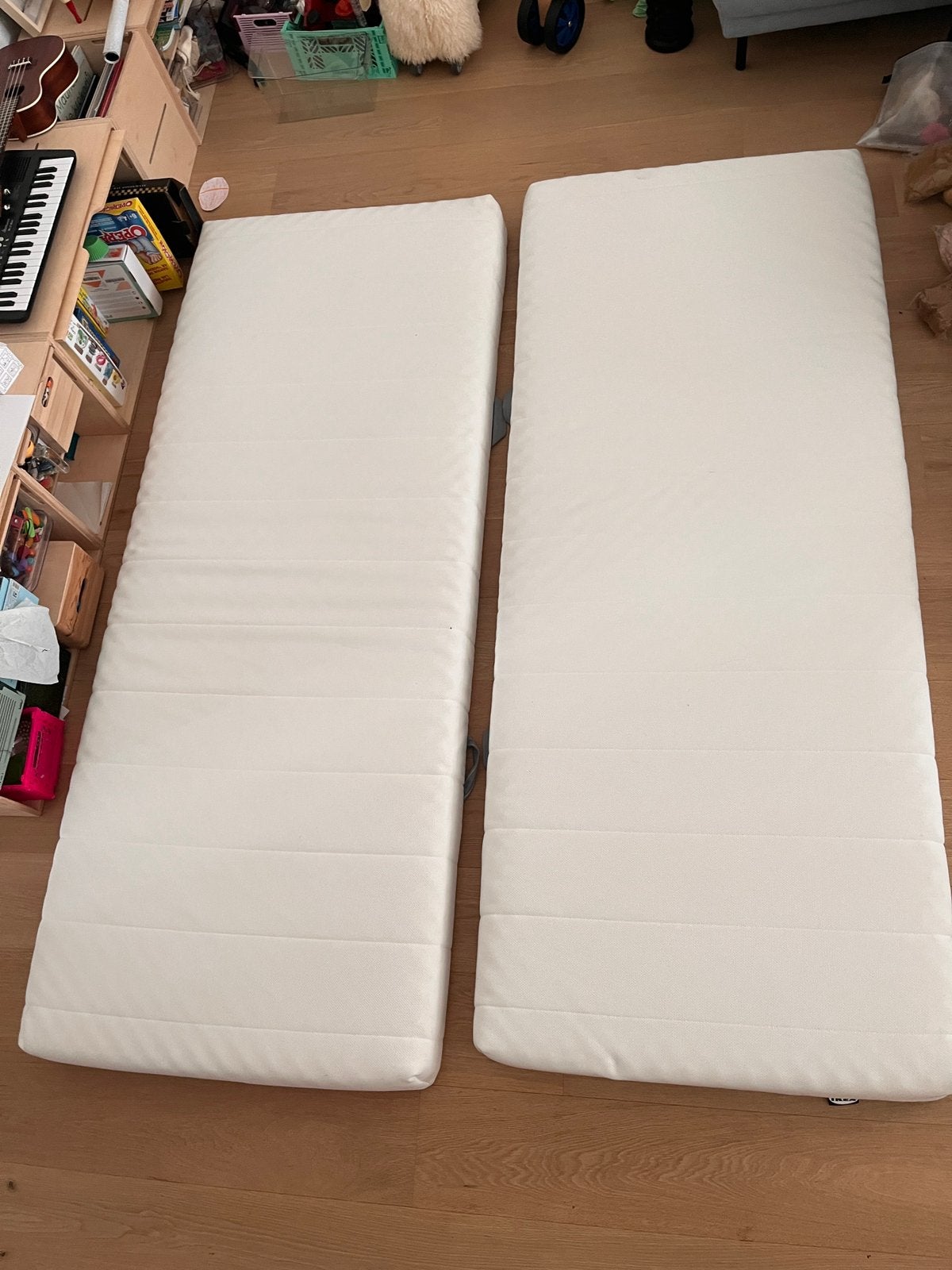 2 matelas en mousse - ensemble ou séparément - 80x200, Matelas, 200 cm, Une personne, Comme neuf
