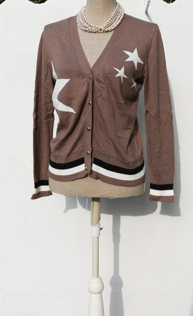 Amy Vermont T40 wollen vest, Maat 38/40 (M), Bruin, Ophalen of Verzenden, Amy vermont