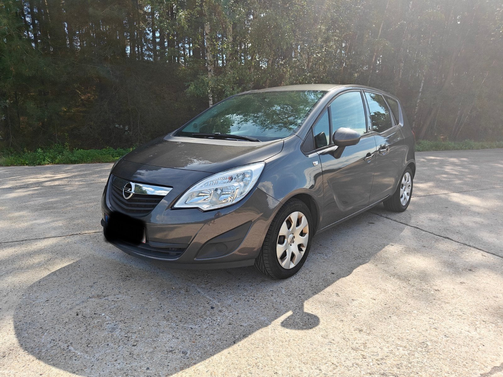 Opel Meriva Benzine, Autos, Argent ou Gris, Achat, Boîte manuelle, Noir