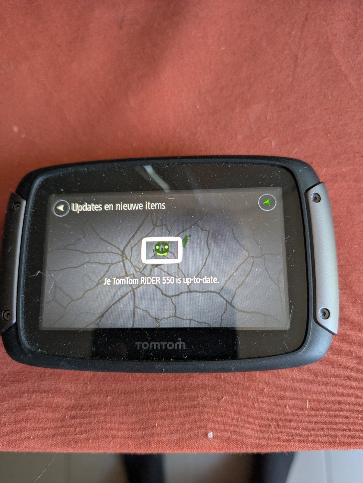 TomTom 550 pro, Ophalen, Gebruikt