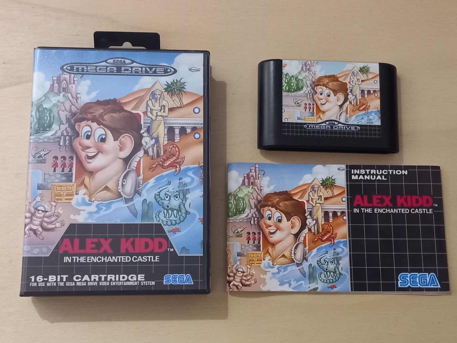 SEGA Mega Drive - Alex Kidd in the enchanted castle complet, Consoles de jeu & Jeux vidéo, Enlèvement ou Envoi, 1 joueur, Utilisé