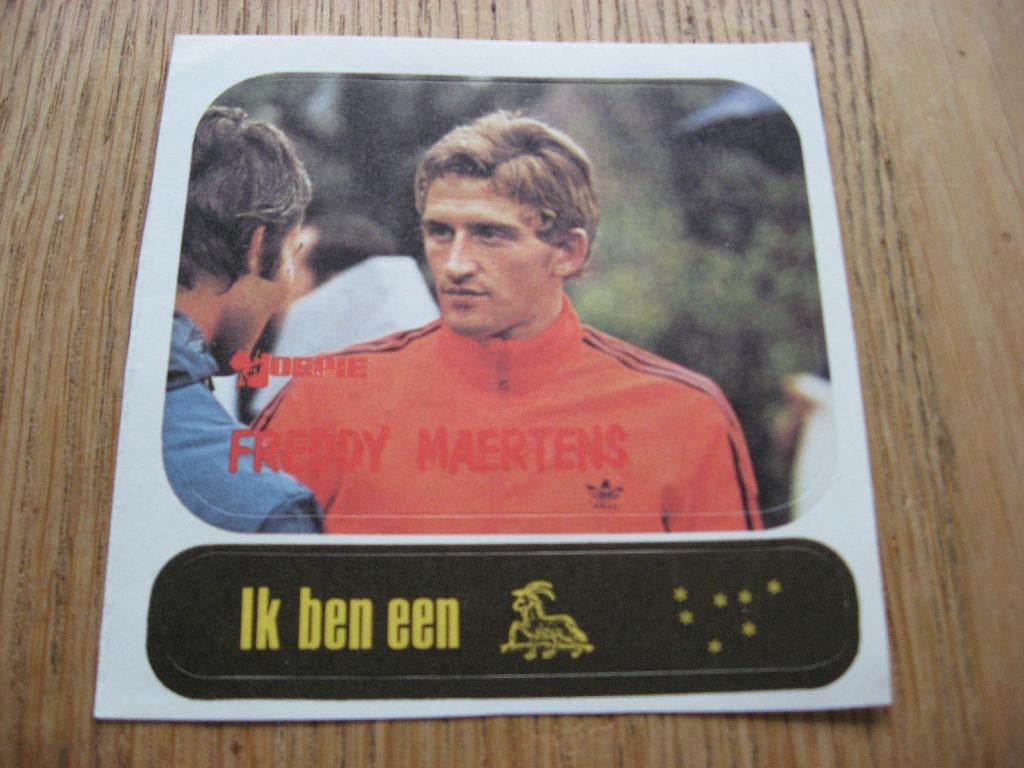 Sticker Freddy Maertens Wielrenner  10 x 9,5 cm, Verzamelen, Ophalen of Verzenden, Nieuw, Sport