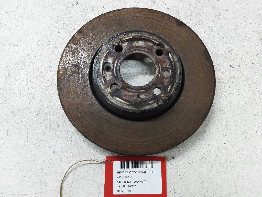 FREIN DISQUE AVANT Renault Clio V (RJAB) (01-2019/-), Renault, Utilisé, Peter-Huppertz-Straße 5
51063  Köln, DE, Dialog.deutschland@renault.de