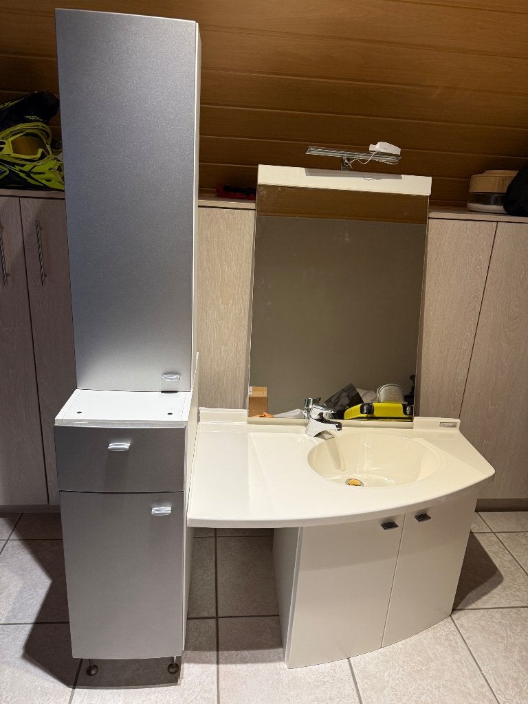 Badkamer meubel, Ophalen, Gebruikt, Wasbak of Wastafel