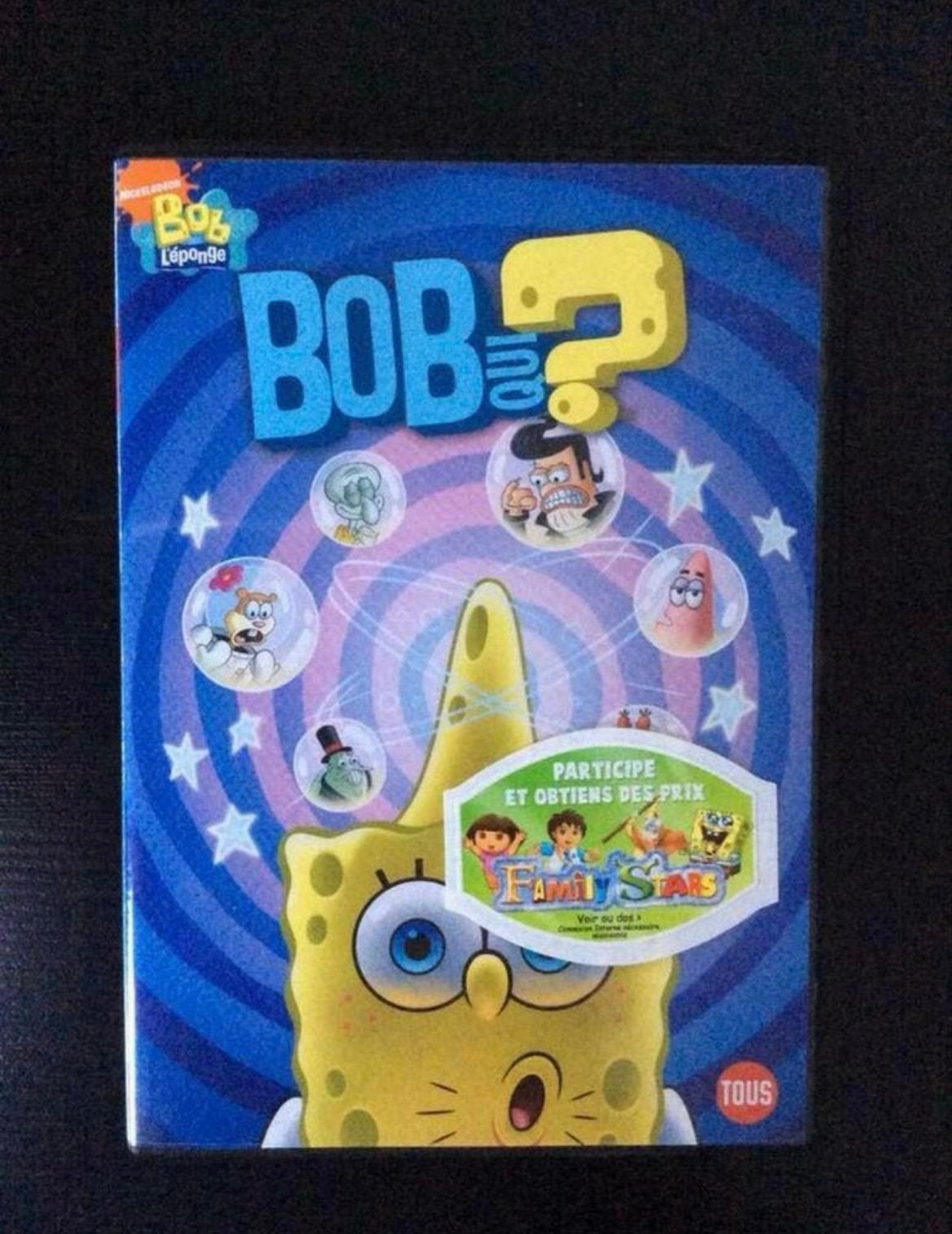 Bob l’éponge (Bob qui ?), Enlèvement, Comme neuf, Anglais, Anglais
