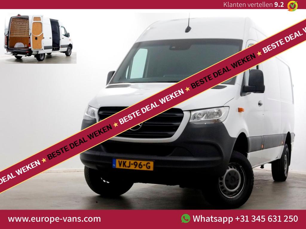 Mercedes-Benz Sprinter 316 CDI 163pk 7G Automaat L2H2 4x4 ZG, Auto's, Automaat, 344 g/km, Wit, Mercedes-Benz