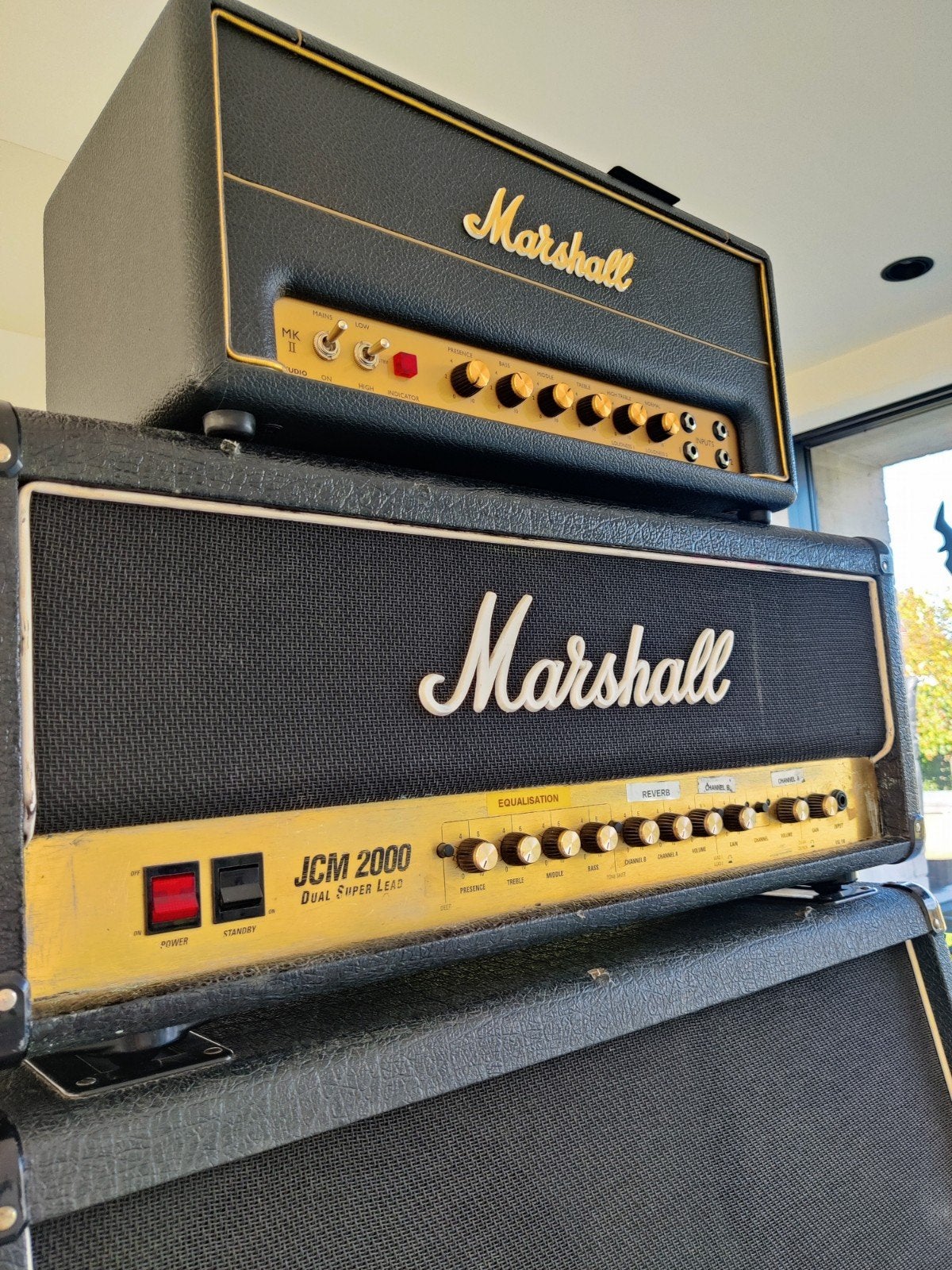 marshall set, Muziek en Instrumenten, Ophalen, Zo goed als nieuw, Gitaar, 100 watt of meer