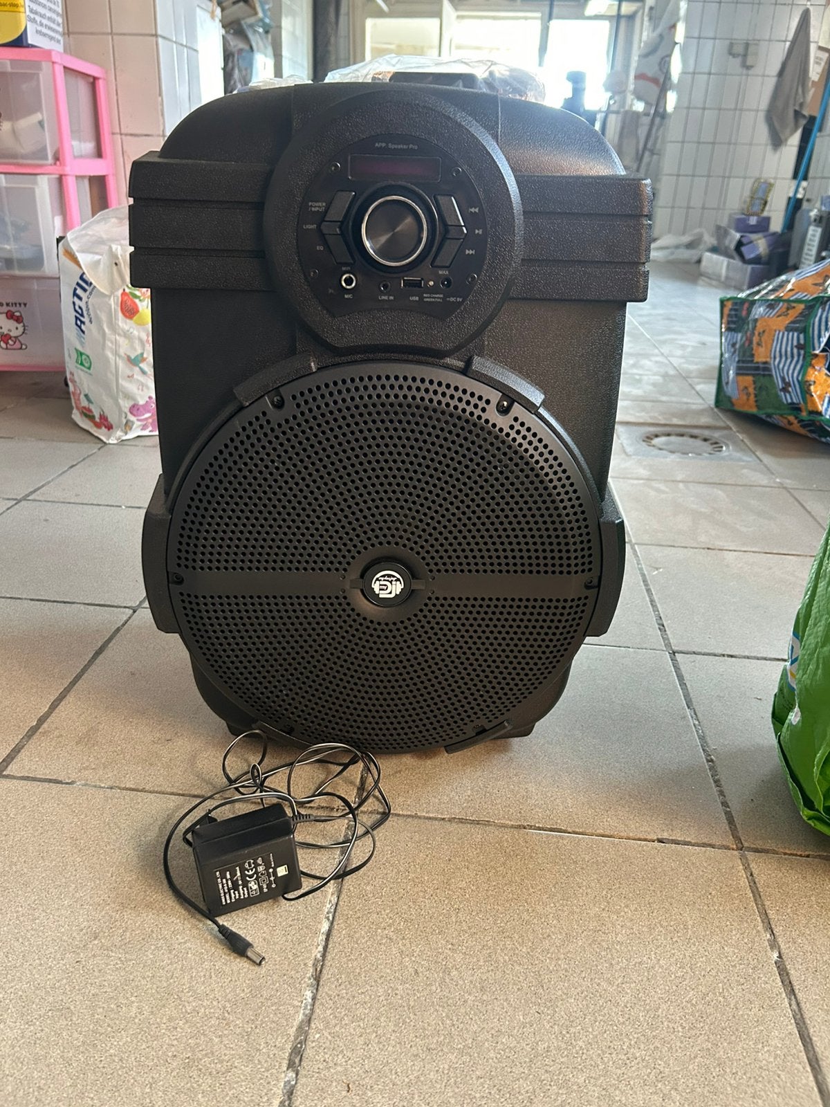 Enceinte portable DJ Brozy 12 avec micro – USB / Bluetooth, Bluetooth, Enlèvement, Enceinte portable