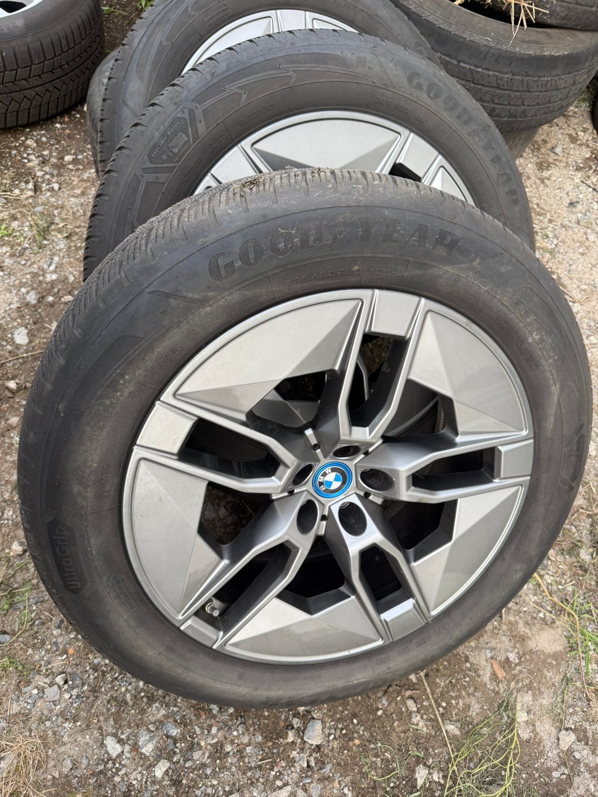 Wintervelgen set BMW ix Goodyear 235/60r20 108H ultragrip, Auto-onderdelen, Banden en Velgen, Ophalen, Velg(en)