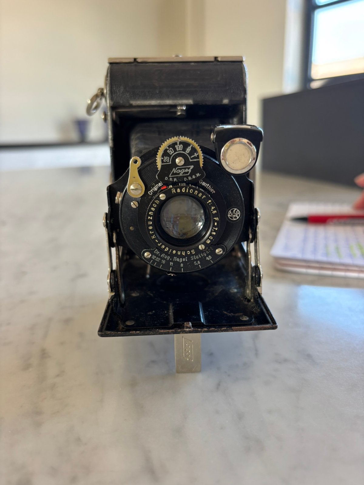 Originele vintage camera Nagel Vollenda 52/1, Ophalen
