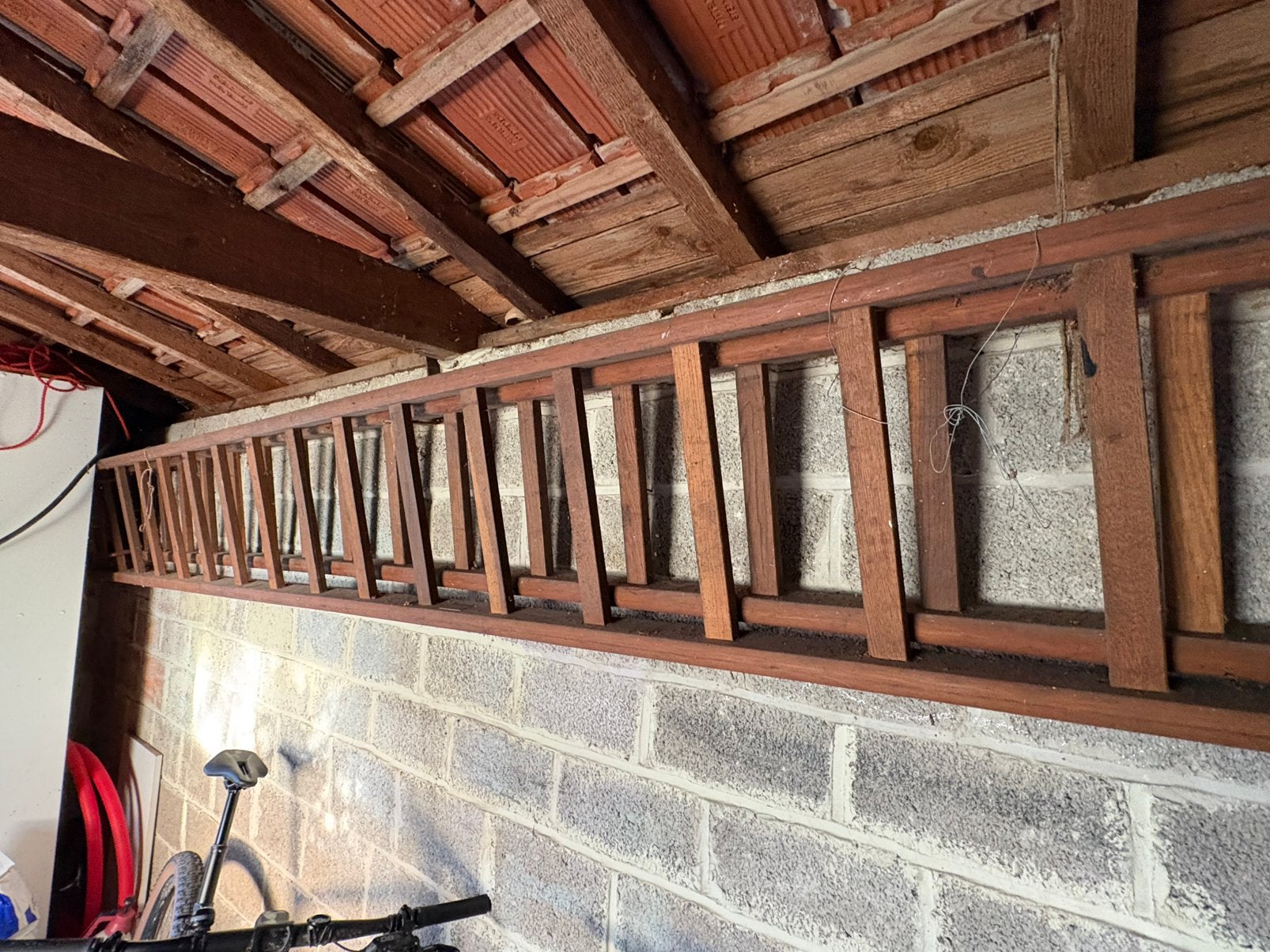 Ladder zes meter, Doe-het-zelf en Bouw, Ophalen, Zo goed als nieuw, 4 meter of meer