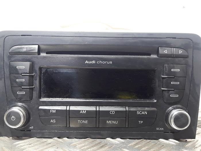 Radio CD Speler van een Audi A3, Auto-onderdelen, Gebruikt, -, -, -