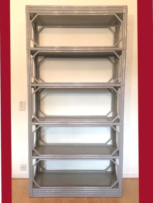 80s Vintage bamboe schap * open kast * boekenkast * rek, Huis en Inrichting, Kasten | Stellingkasten, Zo goed als nieuw, Ophalen of Verzenden