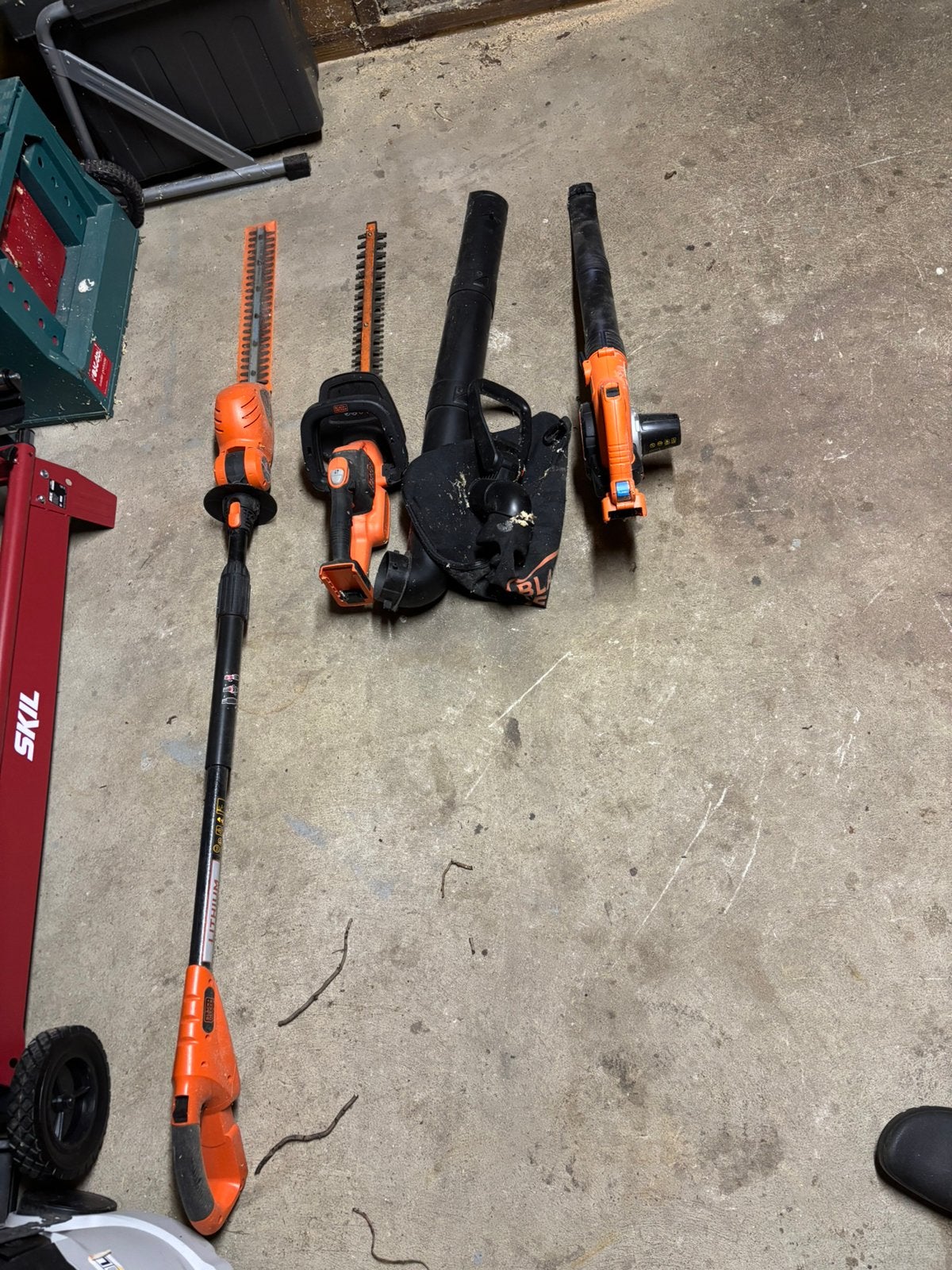 Black & decker tuingereedschap, Ophalen, Gebruikt, Accu