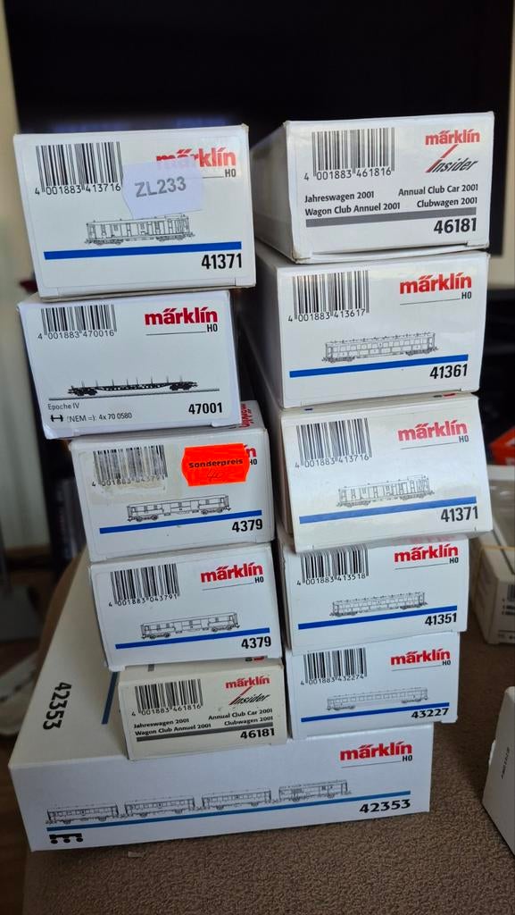 Märklin lege originele dozen locomotieven en wagons, Enlèvement, Märklin