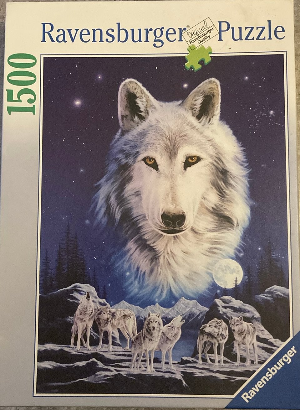 Vintage Ravensburger puzzel 1500 stukken, Hobby en Vrije tijd, Ophalen, Zo goed als nieuw, Legpuzzel