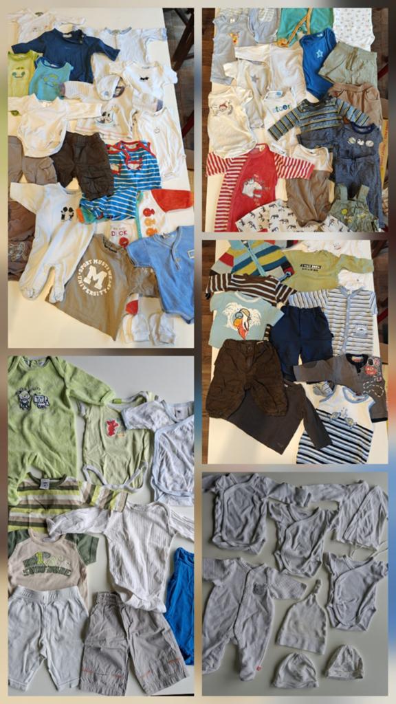 Groot lot babykleertjes unisex en jongens, Ophalen of Verzenden, Gebruikt, Overige maten