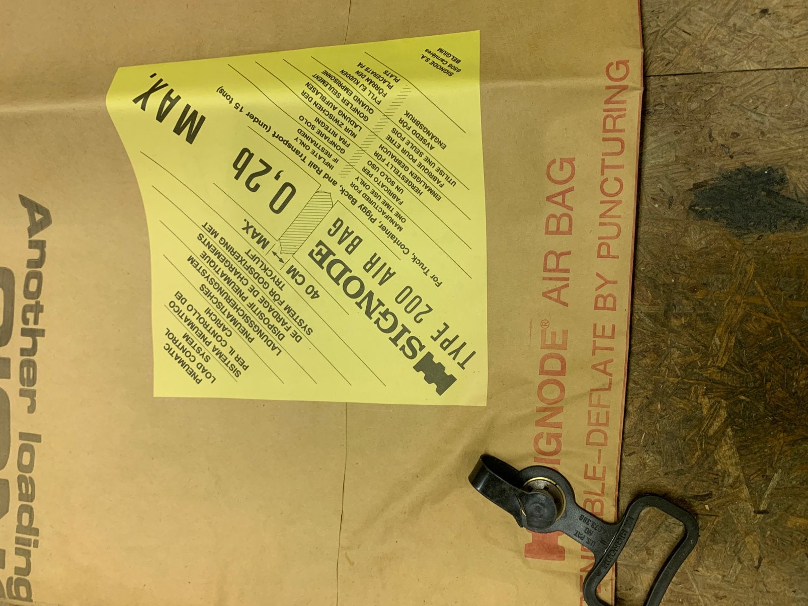 Air bag voor transport van breekbare spullen, Boeken, Ophalen, Zo goed als nieuw