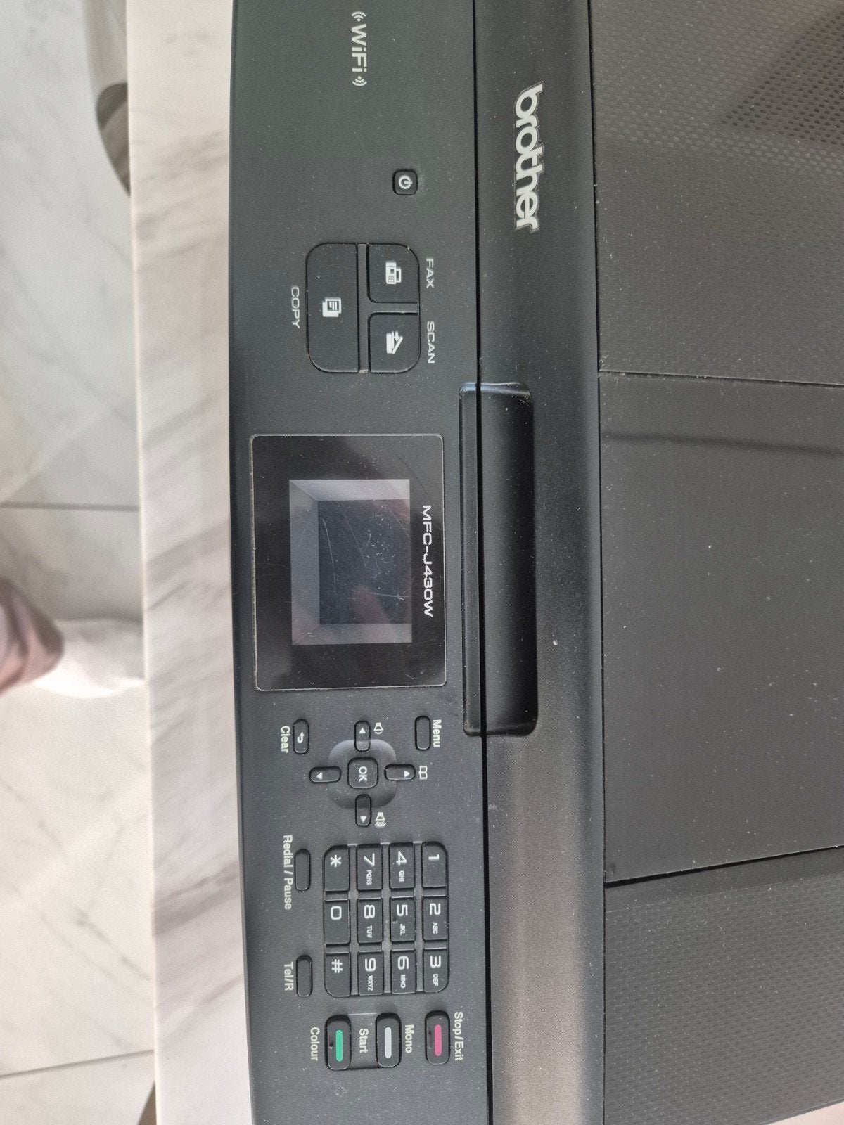 Brother printer, Ophalen