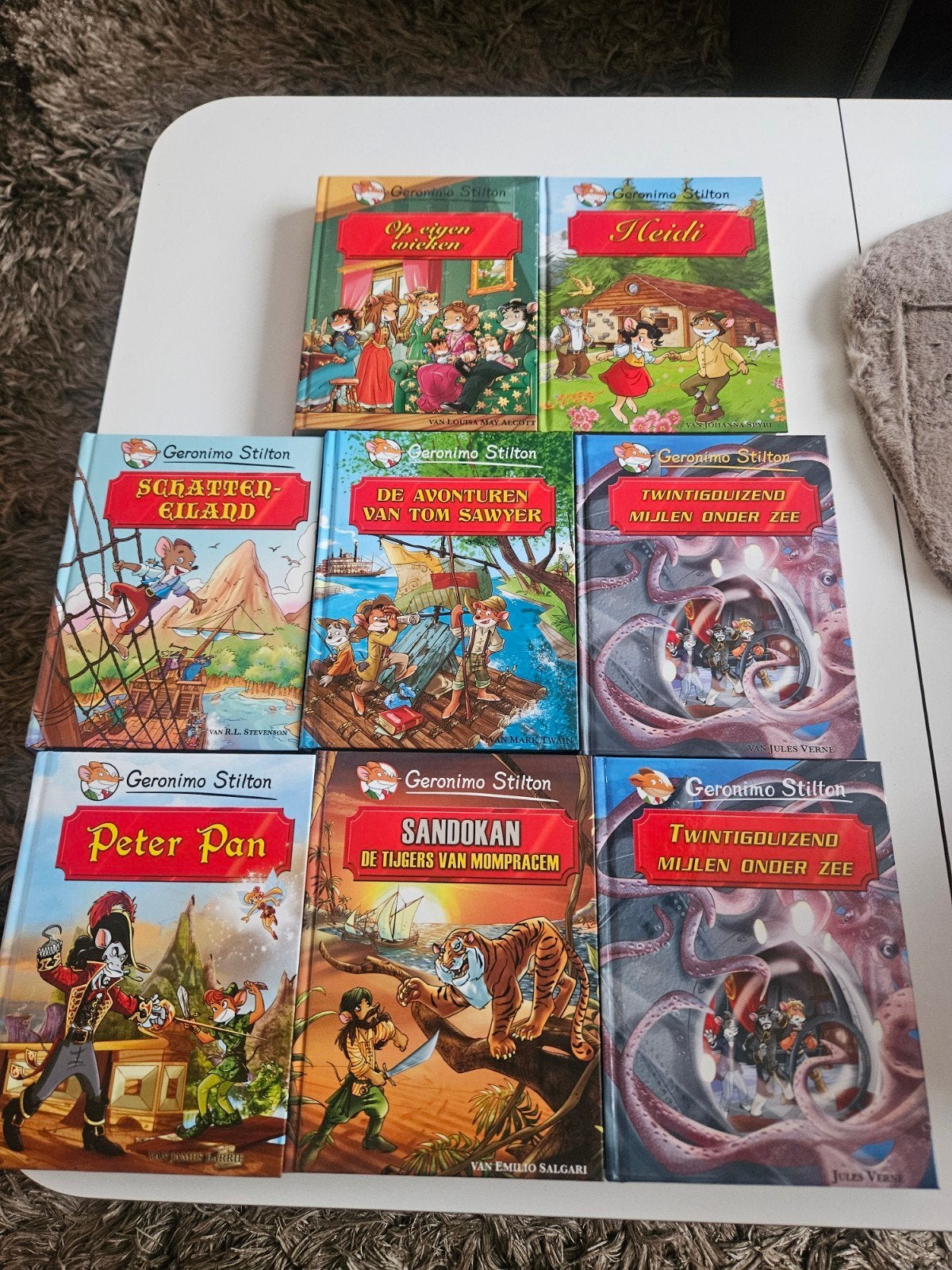 9 geronimo stilton boeken, Ophalen, Zo goed als nieuw