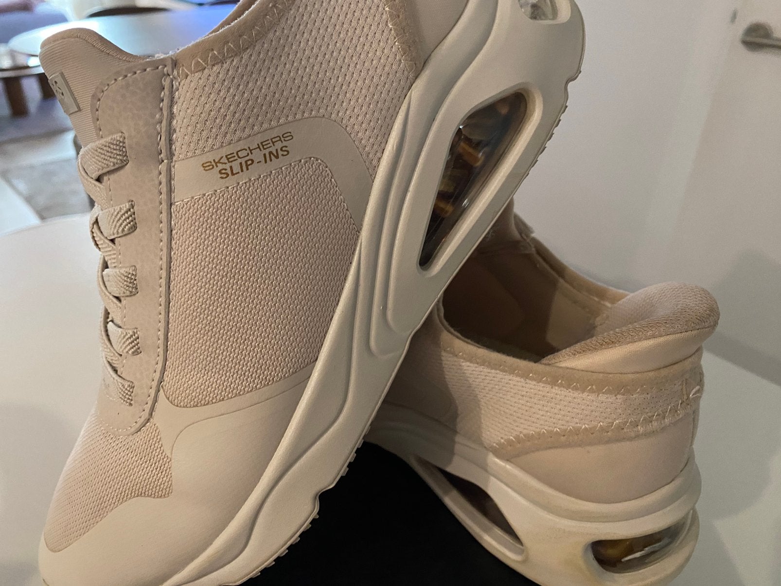 off-white Skechers Tres-Ai uno sn-free slips-in snaekers 39, Overige kleuren, Ophalen of Verzenden, Zo goed als nieuw, Sneakers